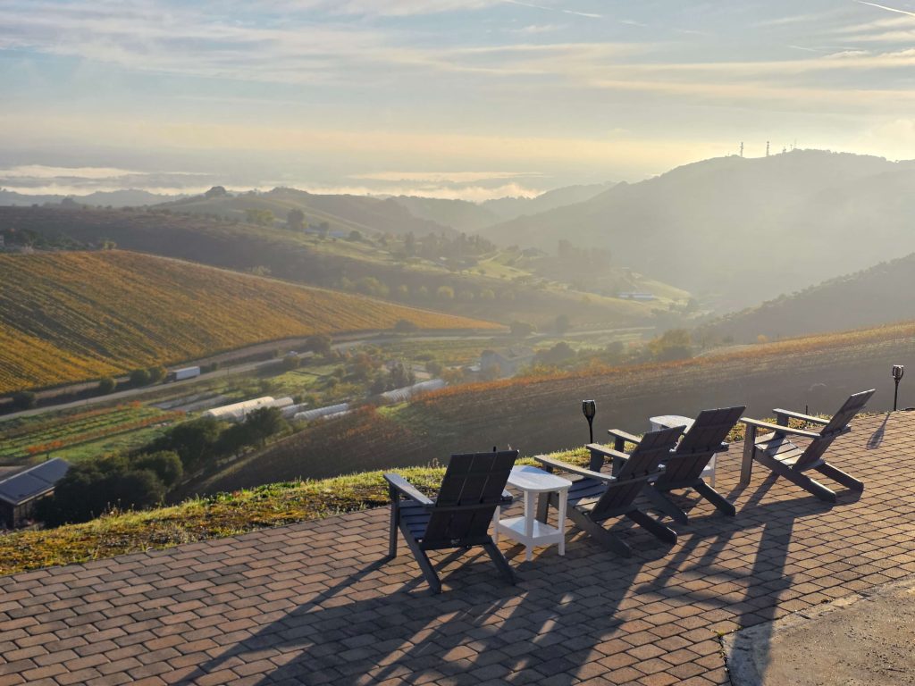 설명 윤리라는 질문을 떠올리게 만든 Paso Robles McPrice Myers Hilltop House에서의 와인 여행 장면